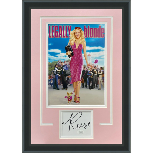 Reese Witherspoon Autographed Legally Blonde 8x12 Movie Poster "Signature Series" Frame - JSA