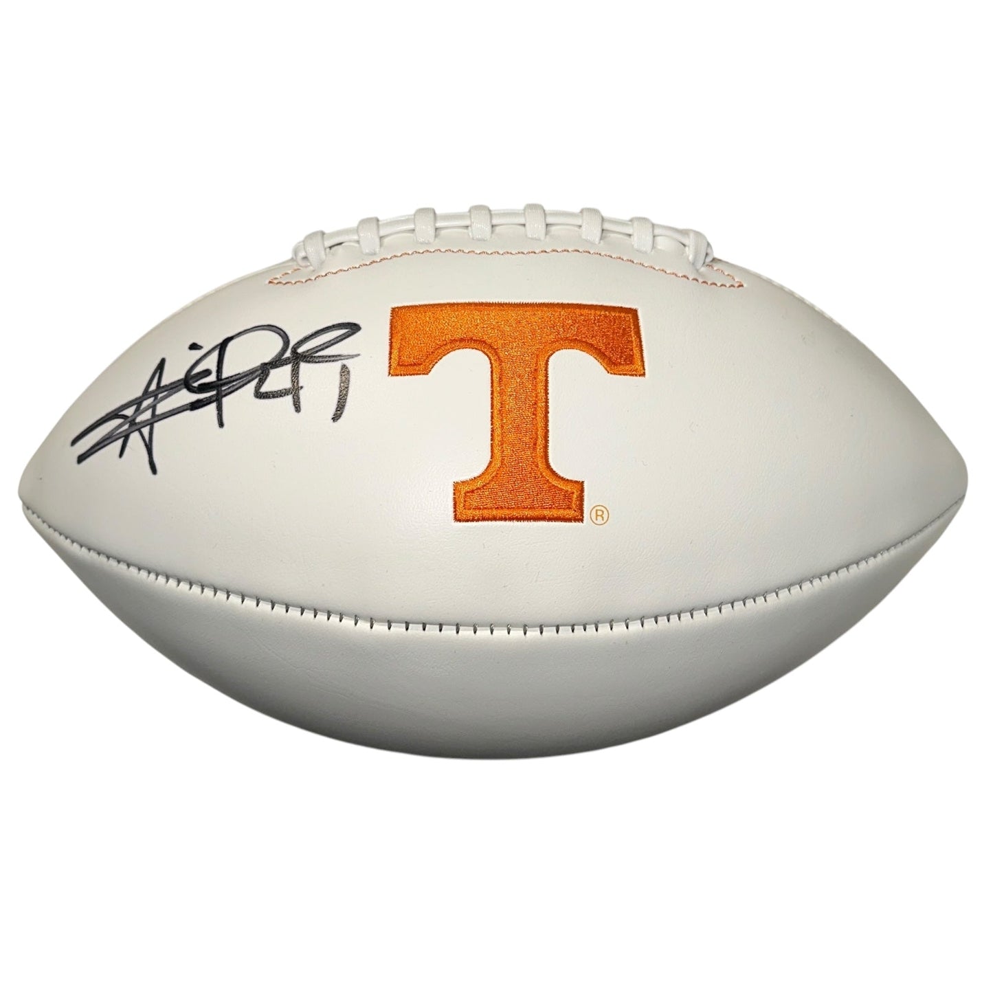 Alvin Kamara Autographed Tennessee Vols Logo Football - Beckett
