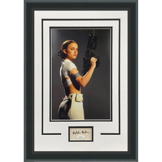 Natalie Portman Autographed Star Wars Padme Amidala 8x12 Movie Poster "Signature Series" Frame - JSA