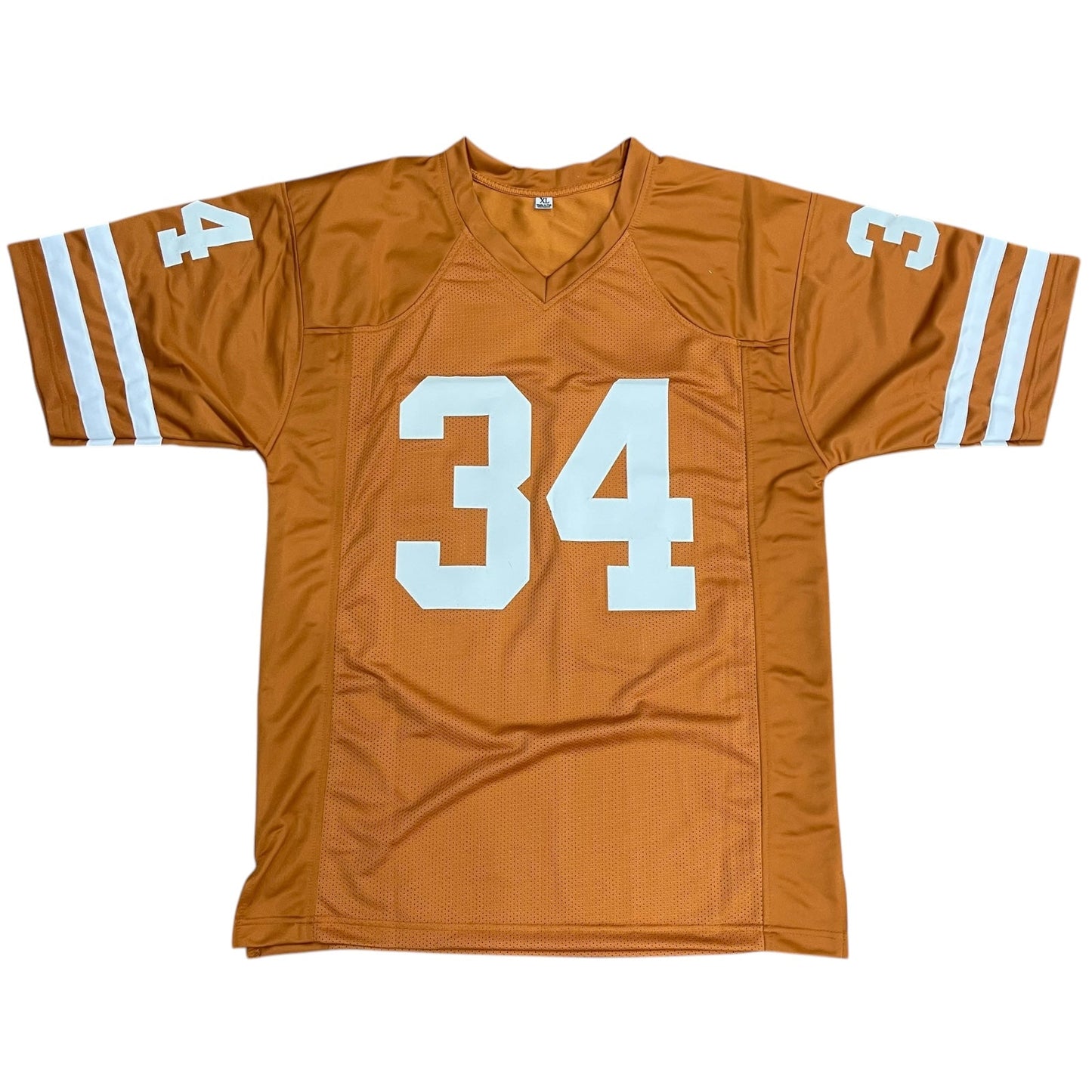Ricky Williams Autographed Texas Longhorns (Orange #34) Custom Jersey - JSA
