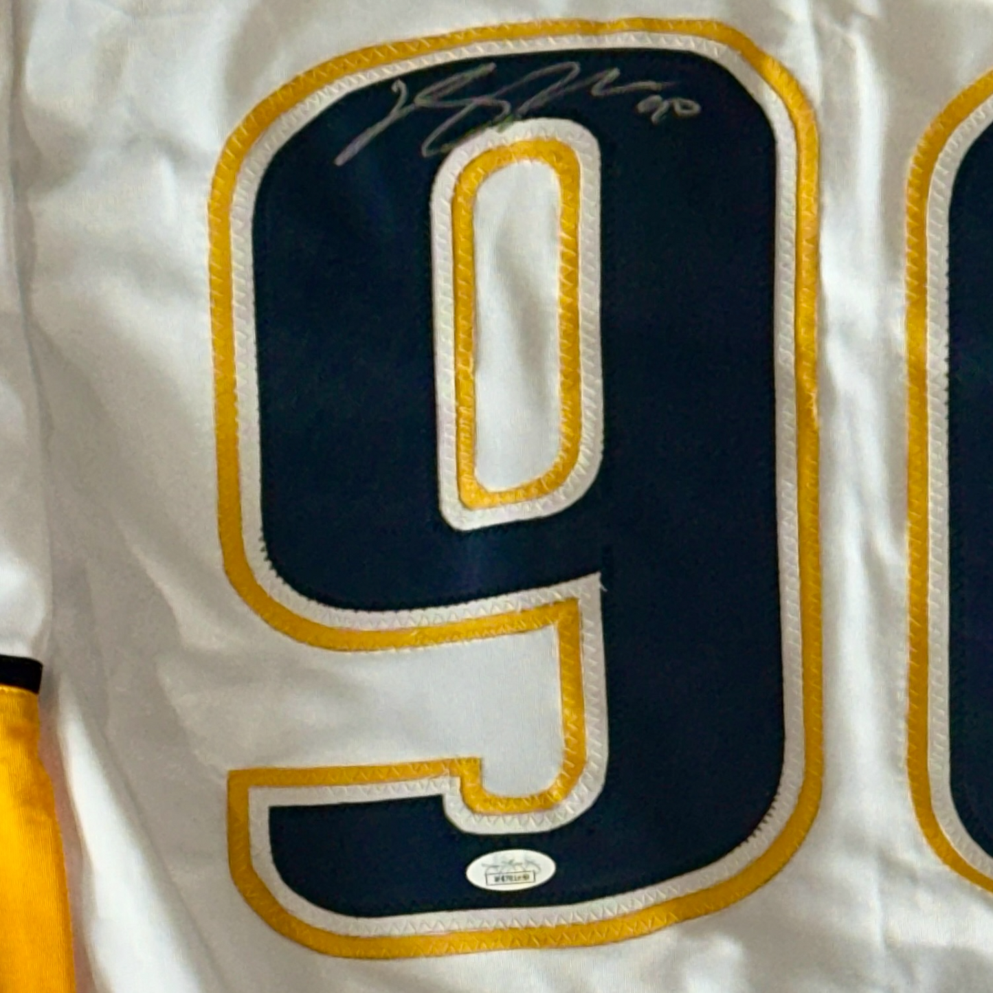 Ryan O'Reilly Autographed Nashville (White #90) Custom Hockey Jersey - JSA