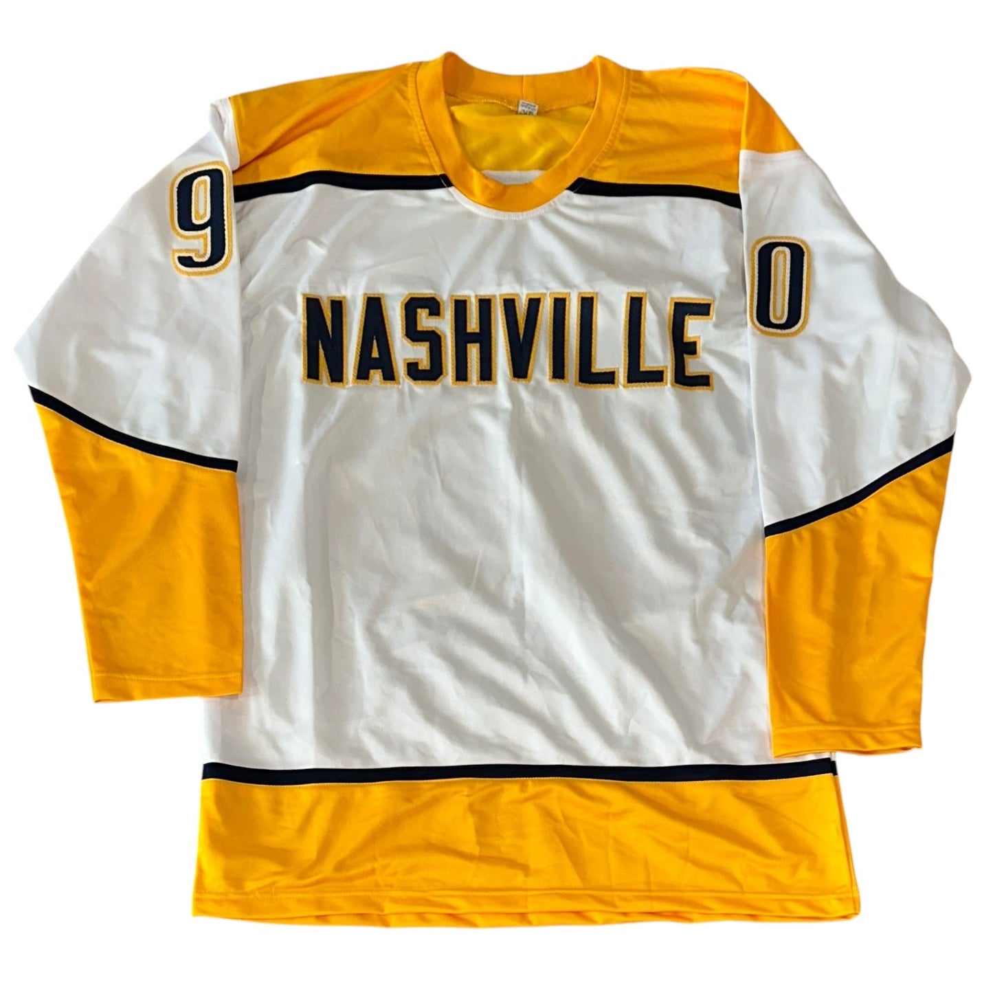 Ryan O'Reilly Autographed Nashville (White #90) Custom Hockey Jersey - JSA