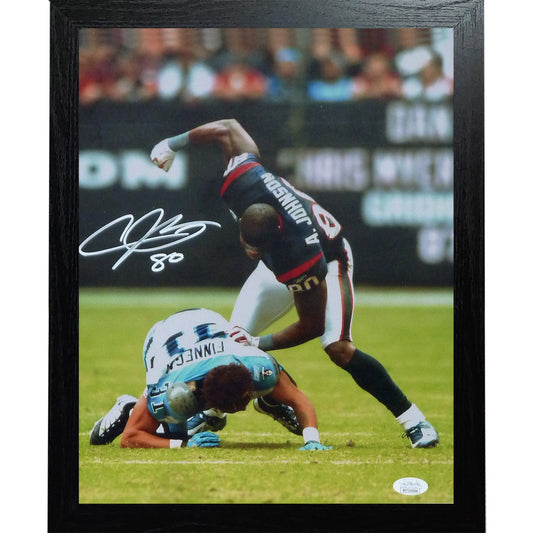 Andre Johnson Autographed Houston Texans Framed 11x14 Photo - JSA