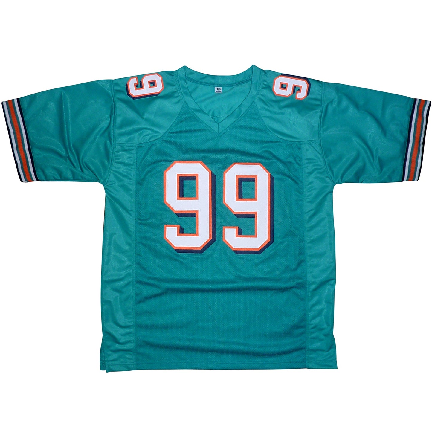 Jason Taylor Autographed Miami (Teal #99) Custom Jersey w/ "HOF 17" - JSA