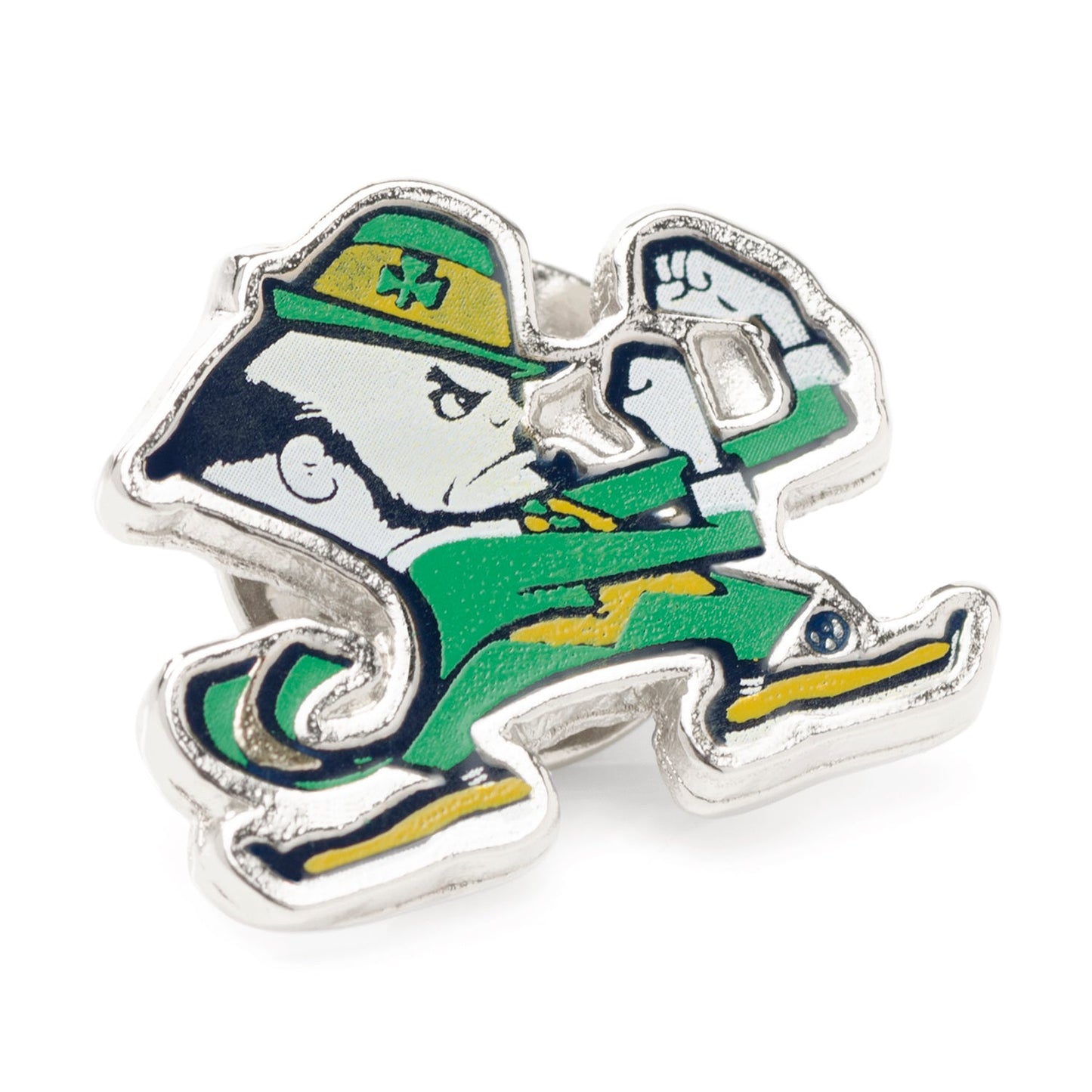 NCAA Notre Dame University Fighting Leprechaun Lapel Pin