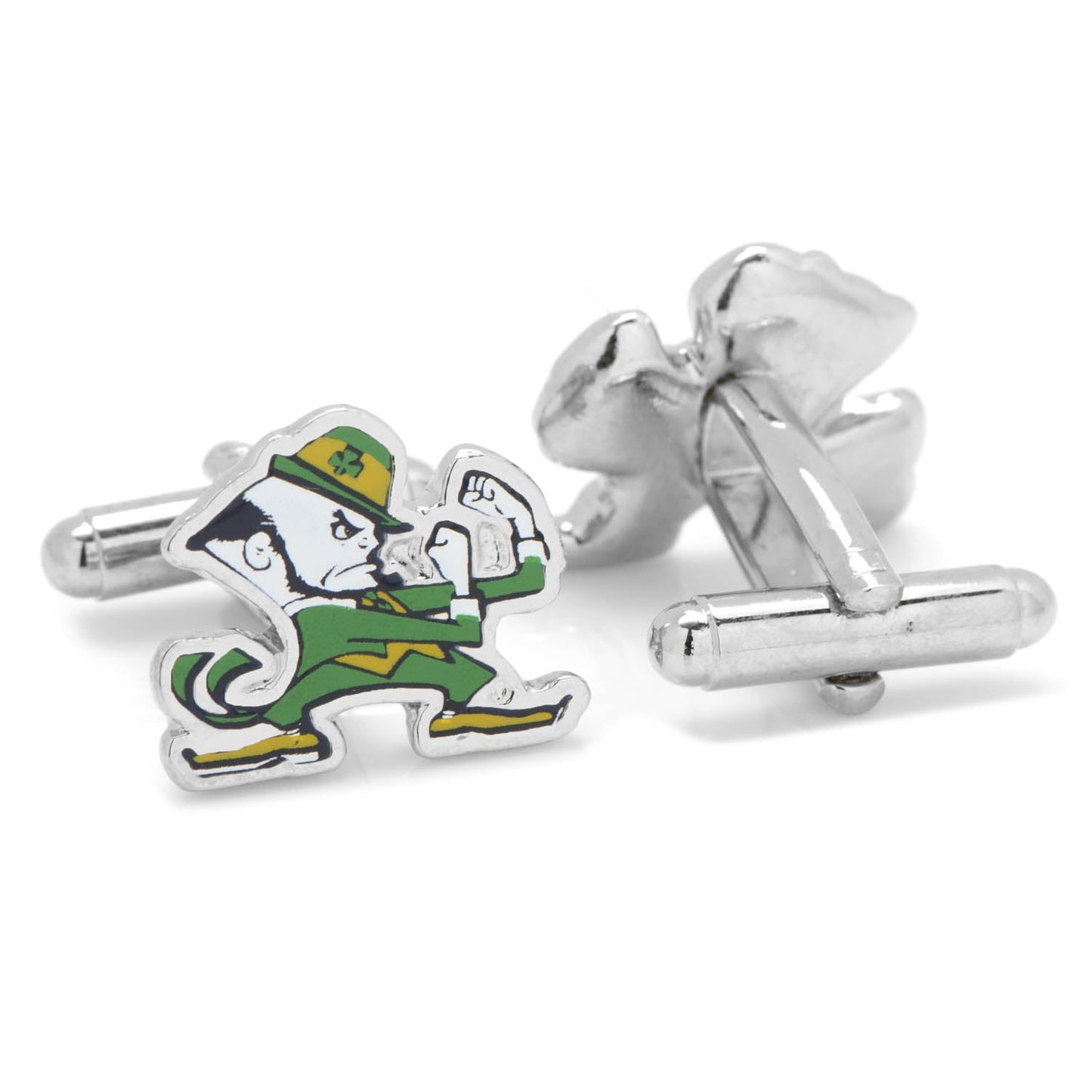 NCAA Notre Dame University Fighting Leprechaun Cufflinks