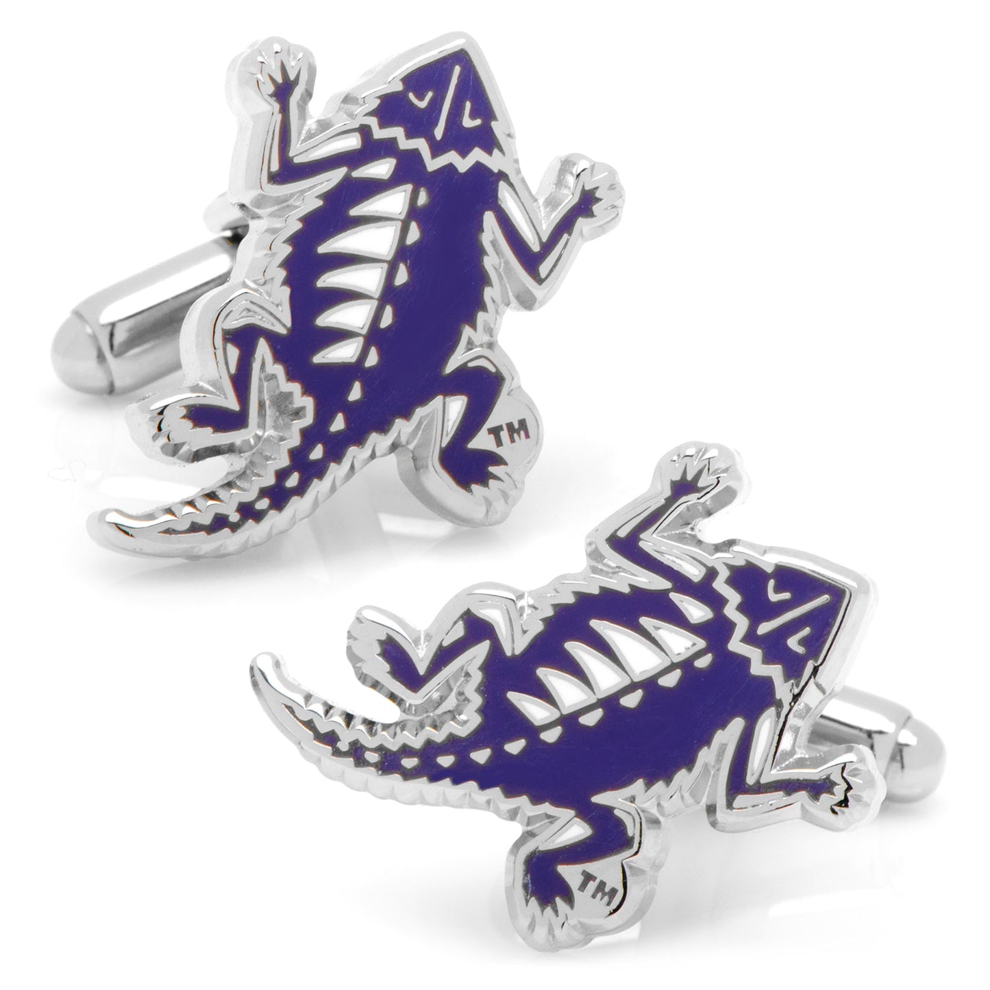 NCAA TCU Horned Frog Throwback Cufflinks