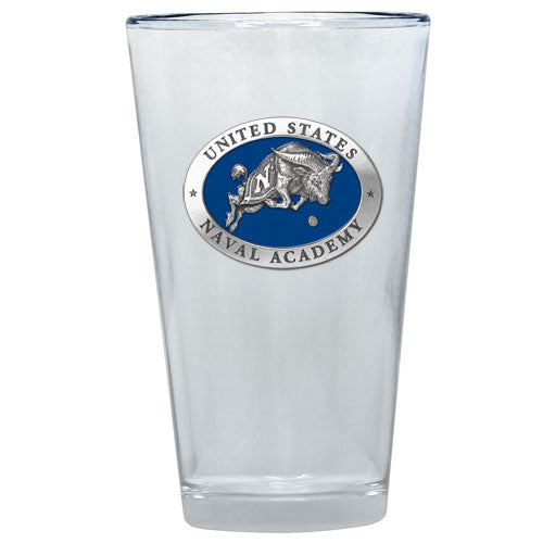 United States Naval Academy Goat Pint Glass