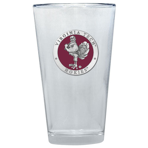 Virginia Tech University Hokies Pint Glass