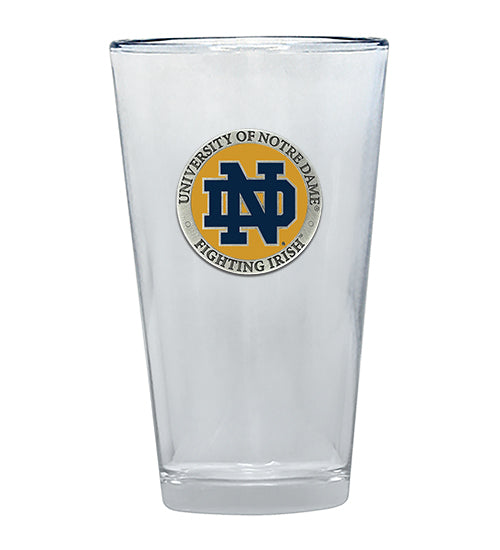 University of Notre Dame Pint Glass
