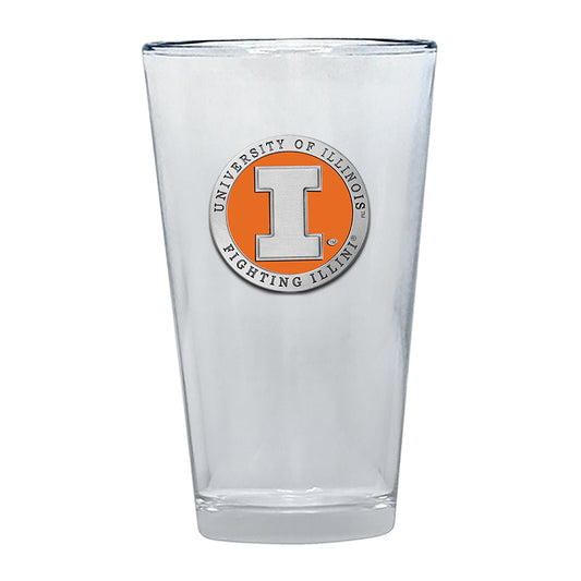 University of Illinois Pint Glass