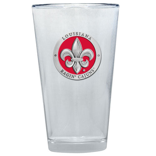 The University of Louisiana At Lafayette Pint Glass