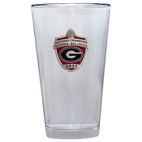 2021 Georgia Football Championship Pint Glass