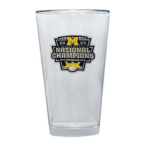 2023 Michigan Football Championship Pint Glass