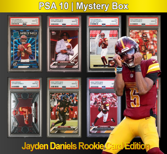PSA 10 Graded Football Rookie Card Mystery Box - Jayden Daniels