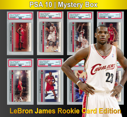 PSA 10 Graded Basketball Rookie Card Mystery Box - LeBron James