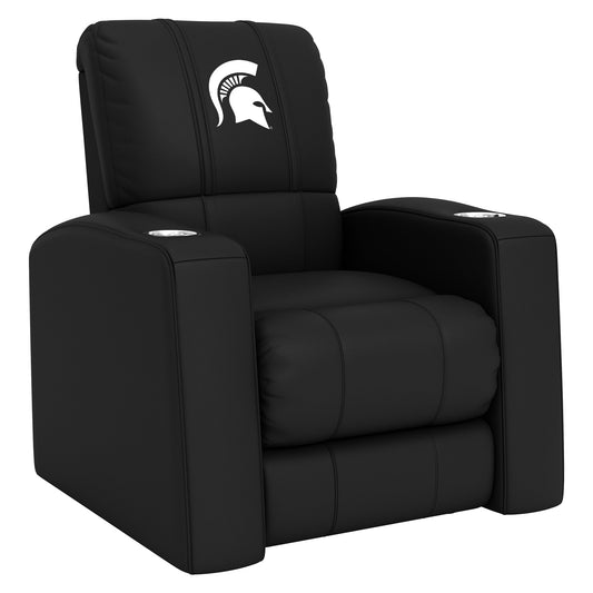 Relax Home Theater Recliner with Michigan State Spartans Primary Logo