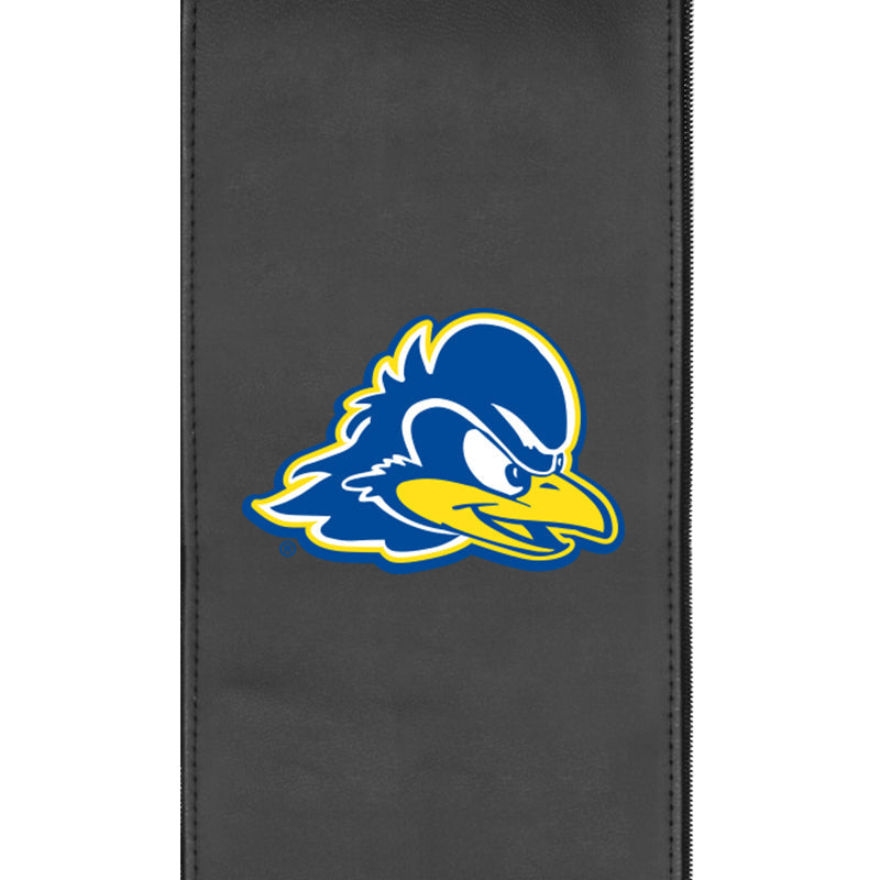 Silver Club Chair with Delaware Blue Hens Logo