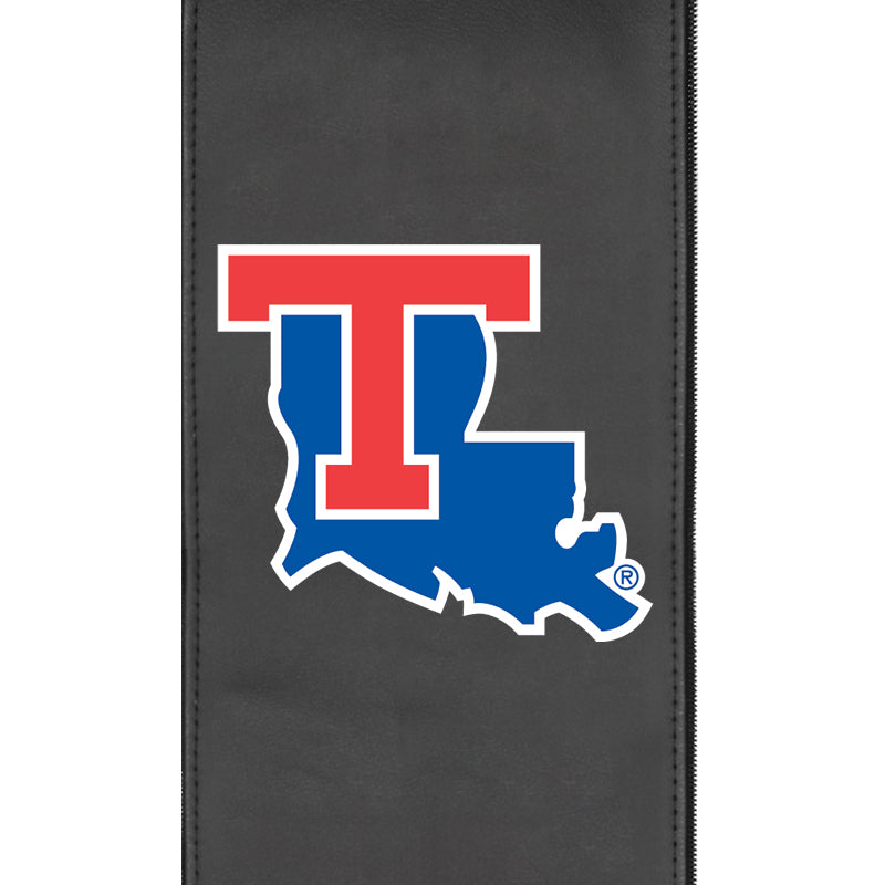 Silver Club Chair with Louisiana Tech Bulldogs Logo