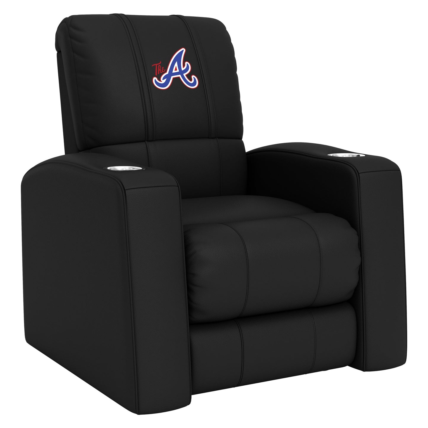 Relax Home Theater Recliner with Atlanta Braves City Connect The A Logo