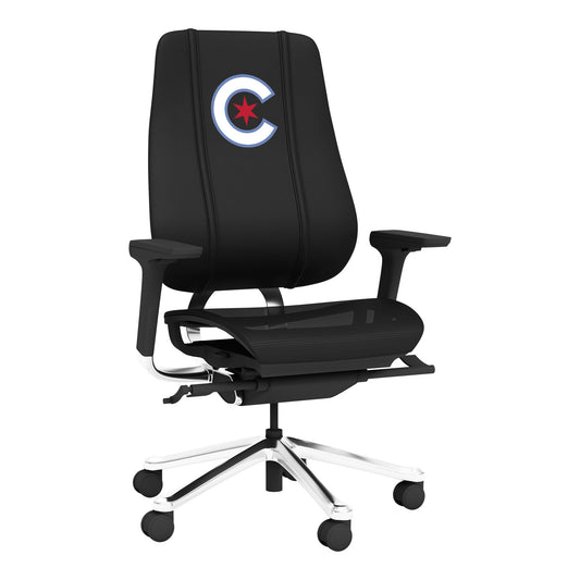 PhantomX Mesh Gaming Chair with Chicago Cubs City Connect Primary Logo