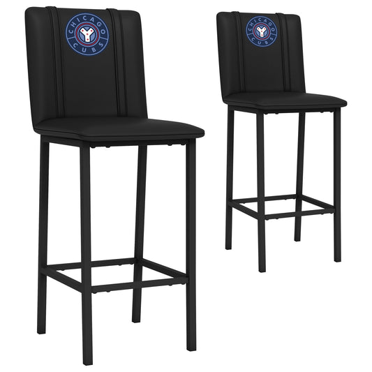 Bar Stool 500 with Chicago Cubs City Connect Secondary Logo Set of 2