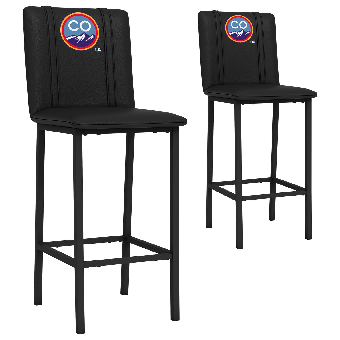 Bar Stool 500 with Colorado Rockies City Connect Logo Set of 2