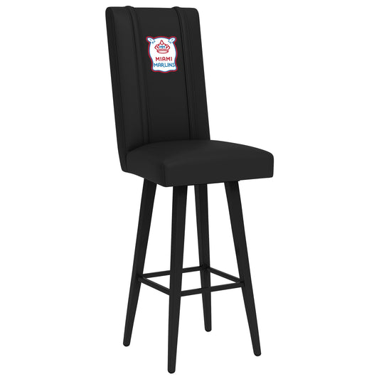 Swivel Bar Stool 2000 with Miami Marlins City Connect Secondary Logo