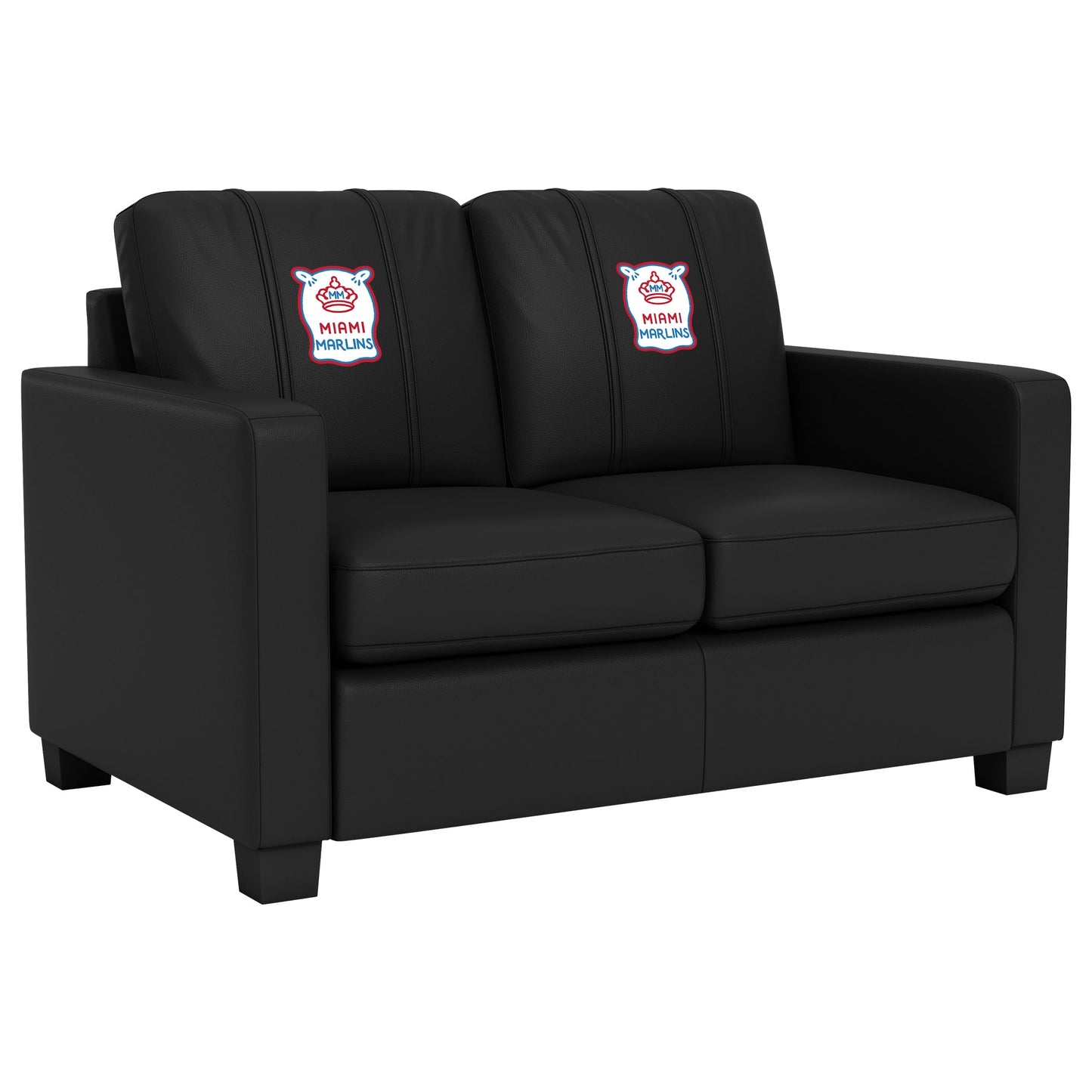 Dyno Stationary Loveseat with Miami Marlins City Connect Secondary Logo