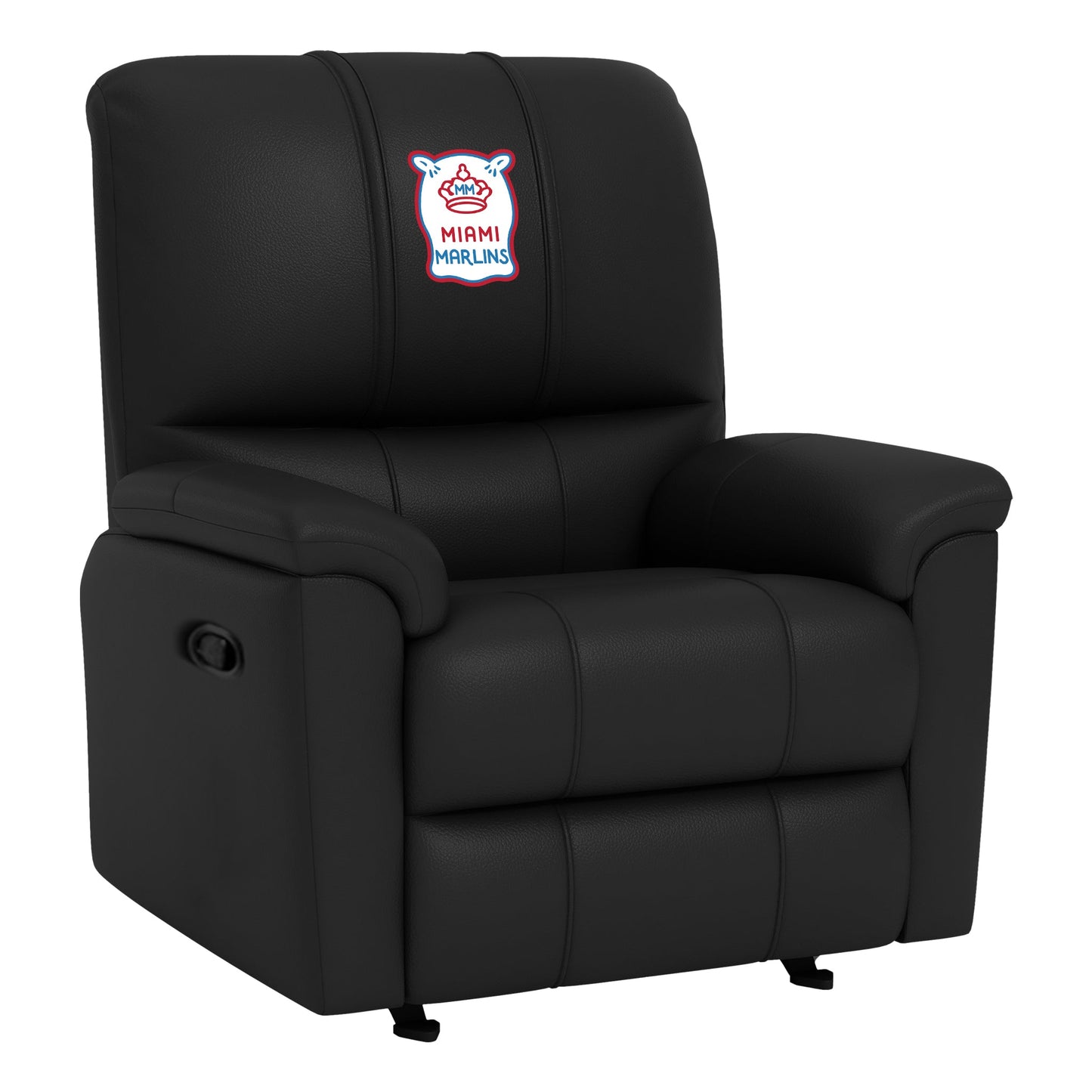 Rocker Recliner with Miami Marlins City Connect Secondary Logo