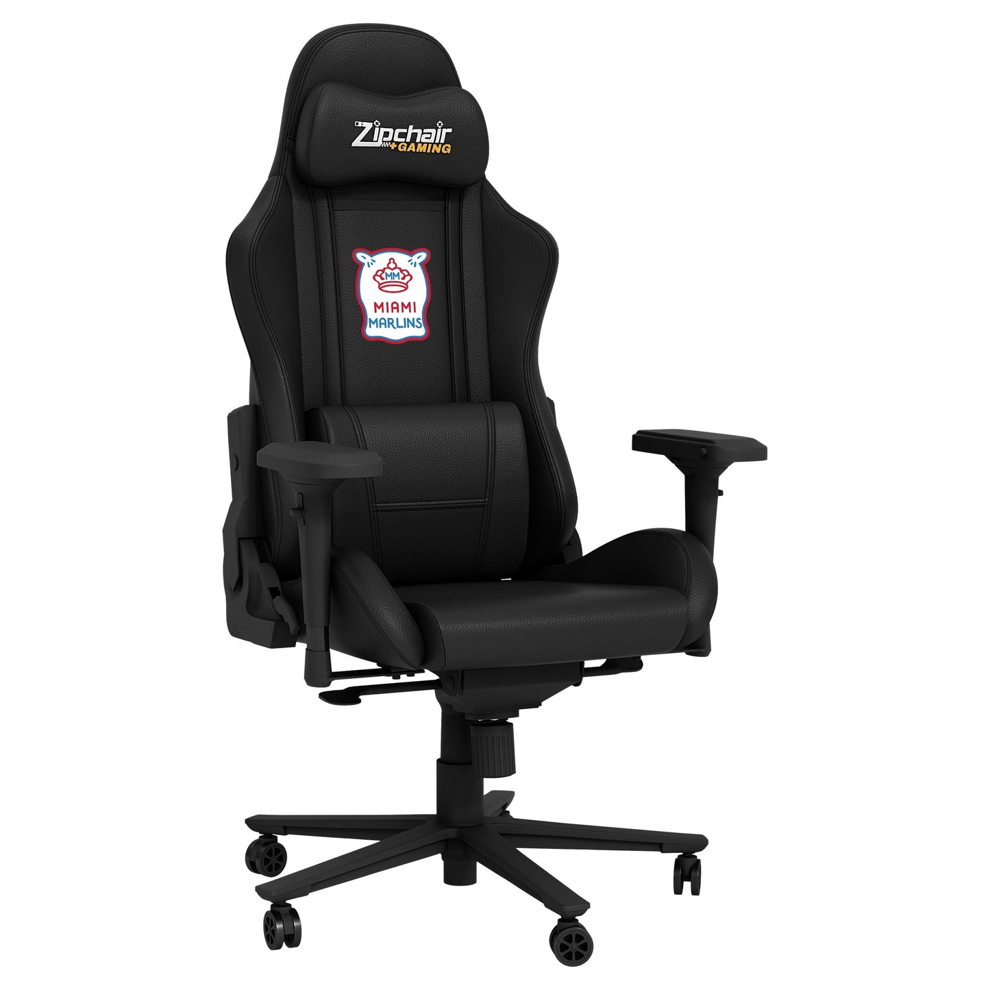 Xpression Pro Gaming Chair with Miami Marlins City Connect Secondary Logo