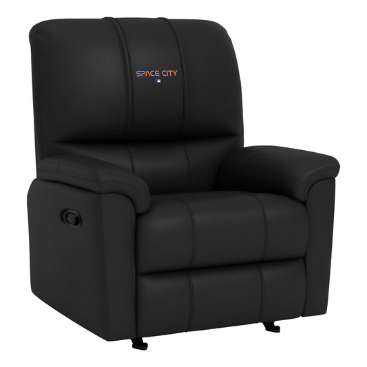 Rocker Recliner with Houston Astros City Connect Secondary Logo