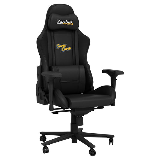 Xpression Pro Gaming Chair with Milwaukee Brewers City Connect Primary Logo