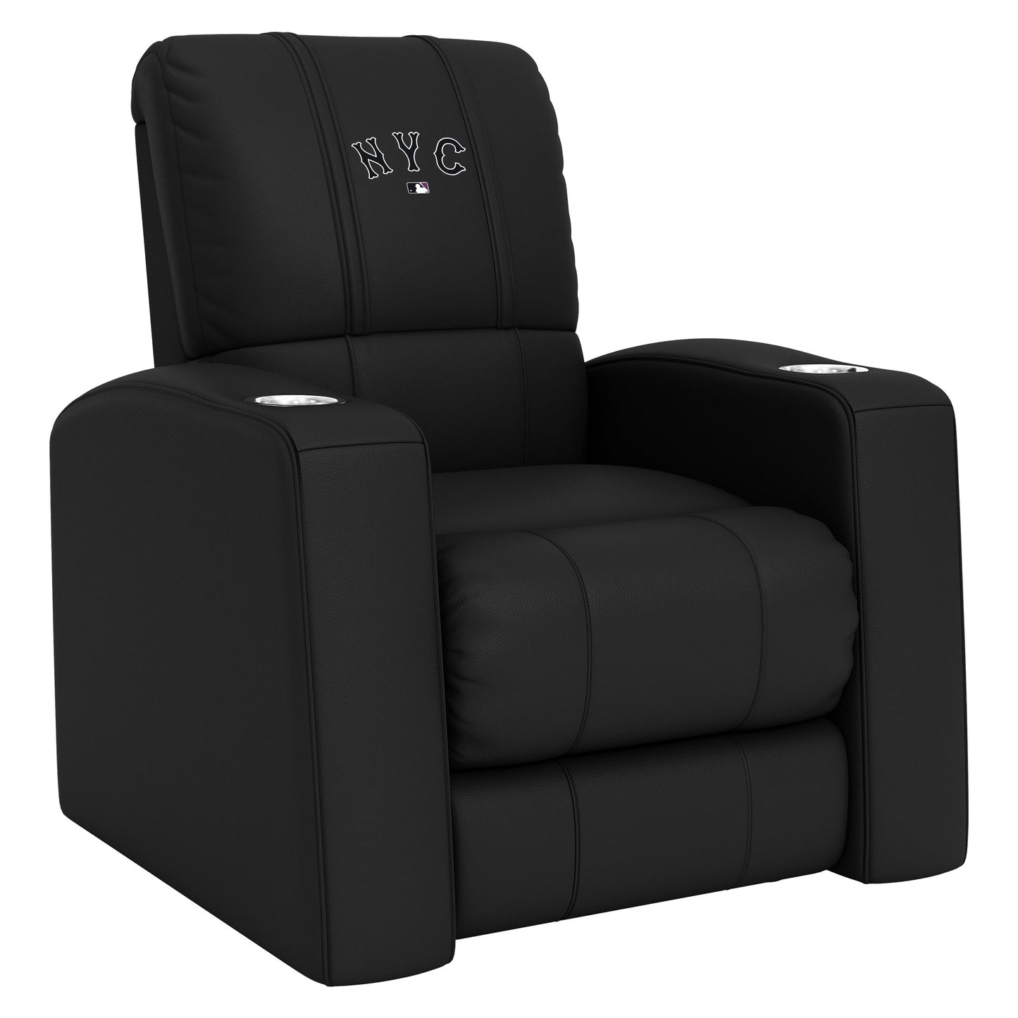 Relax Home Theater Recliner with New York Mets City Connect NYC Logo