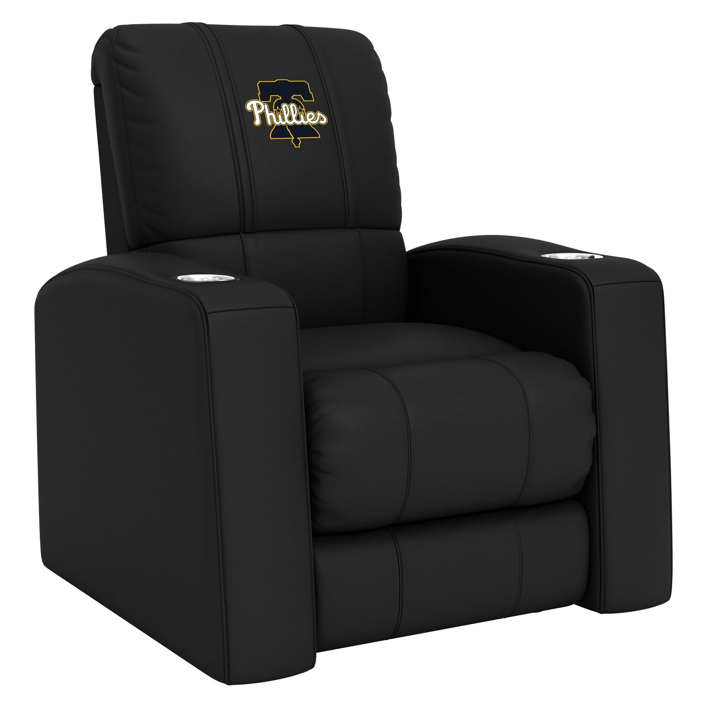 Relax Home Theater Recliner with Philadelphia Phillies City Connect Wordmark Logo
