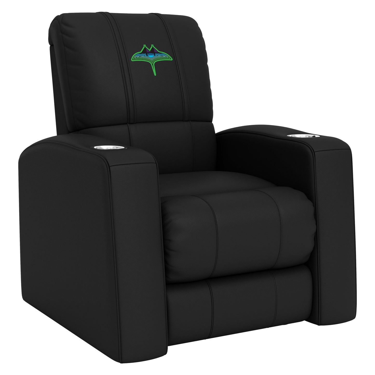 Relax Home Theater Recliner with Tampa Bay Rays City Connect Skyway Logo