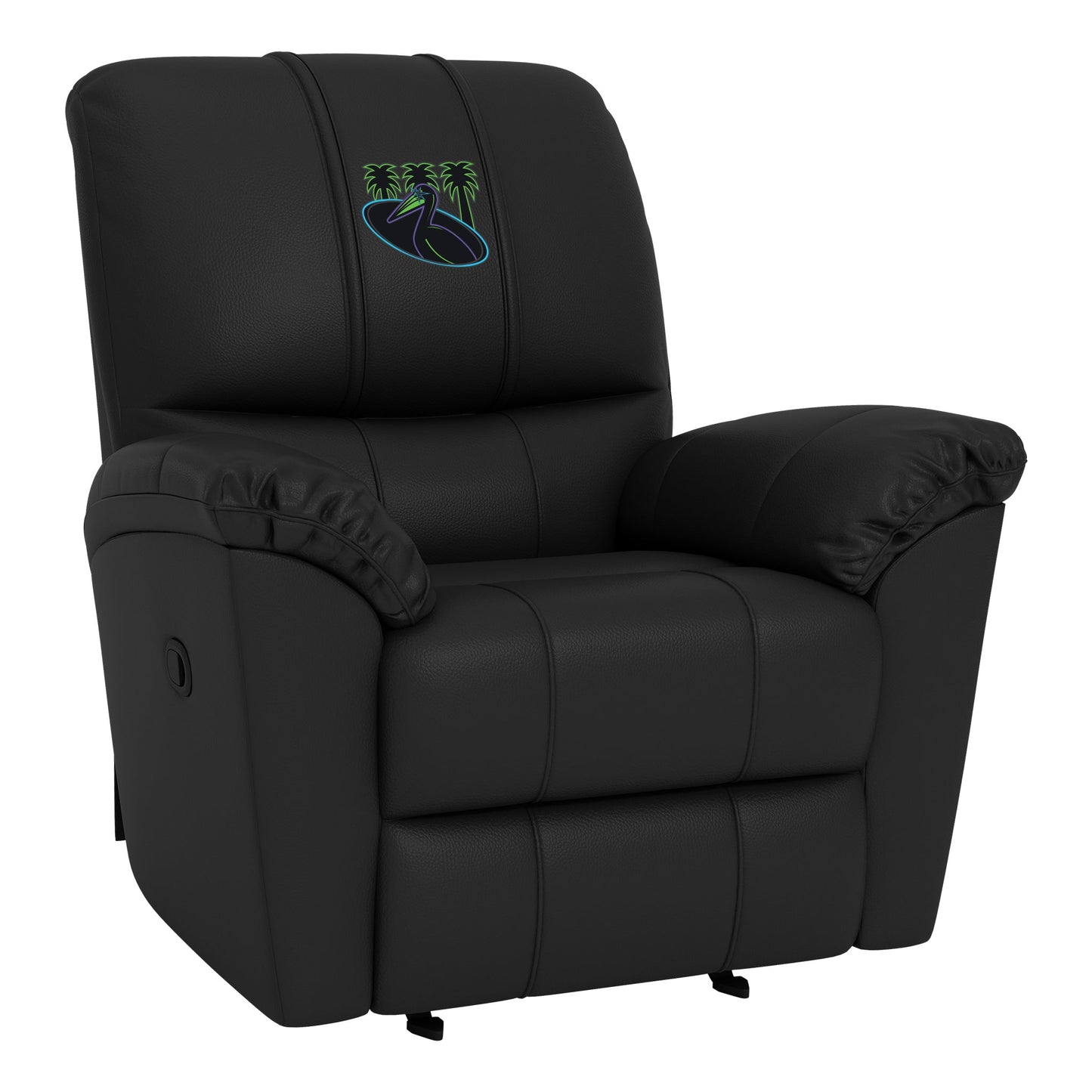Rocker Recliner with Tampa Bay Rays City Connect Pelican Logo
