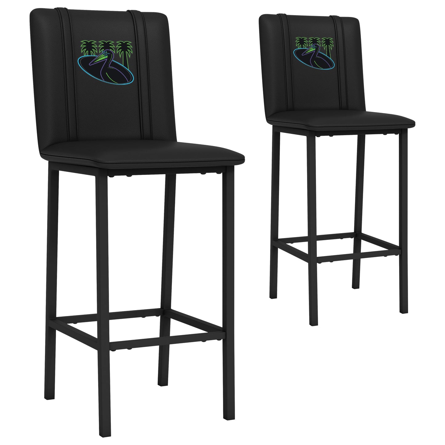 Bar Stool 500 with Tampa Bay Rays City Connect Pelican Logo Set of 2