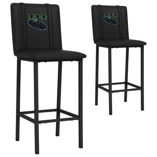 Bar Stool 500 with Tampa Bay Rays City Connect Pelican Logo Set of 2