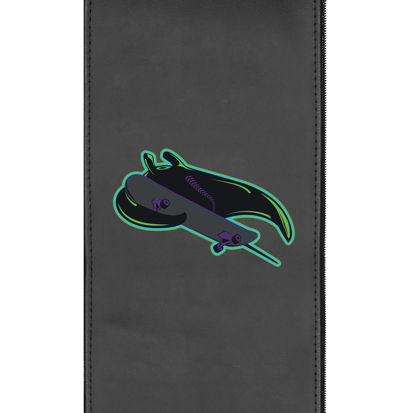 PhantomX Mesh Gaming Chair with Tampa Bay Rays City Connect Skate Logo