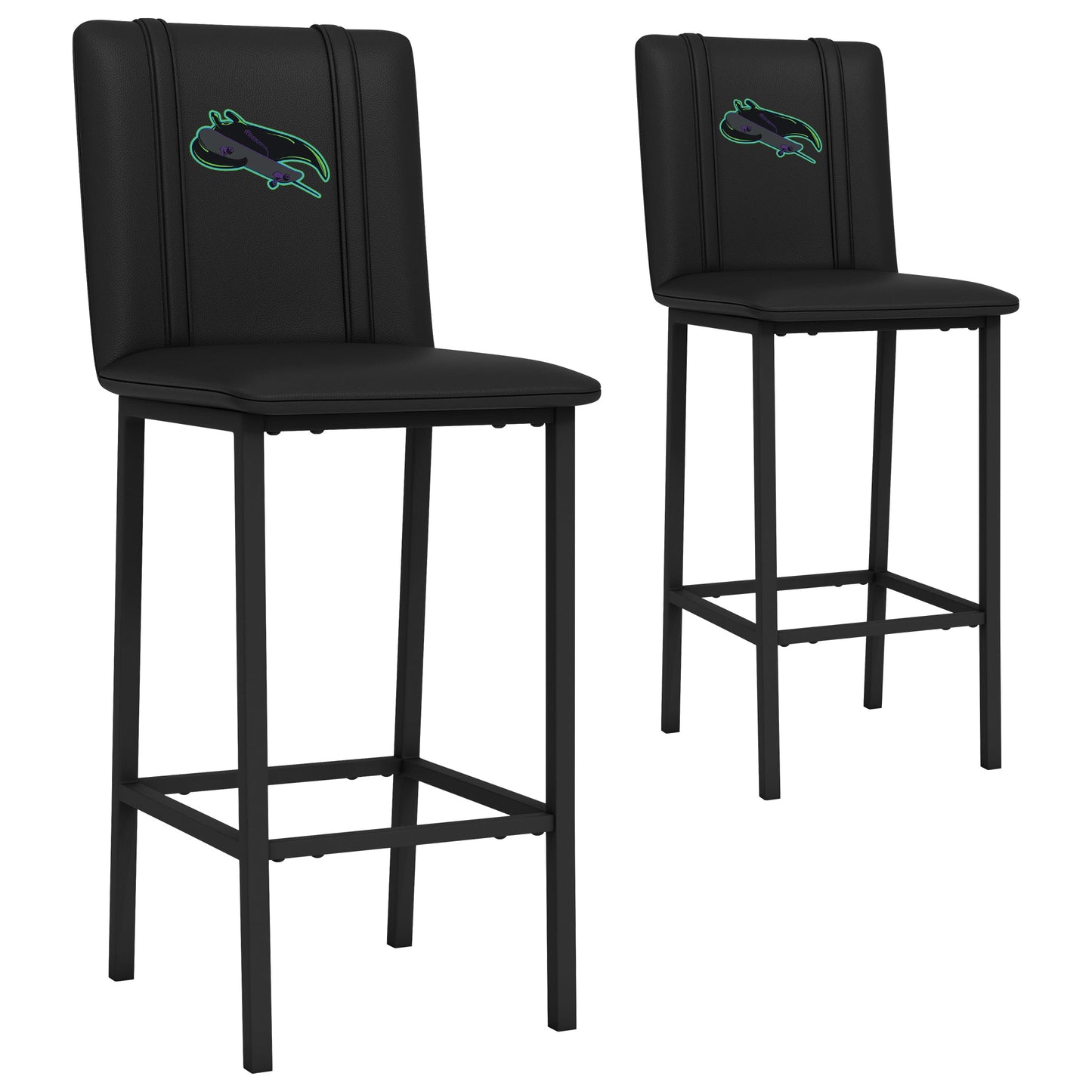 Bar Stool 500 with Tampa Bay Rays City Connect Skate Logo Set of 2