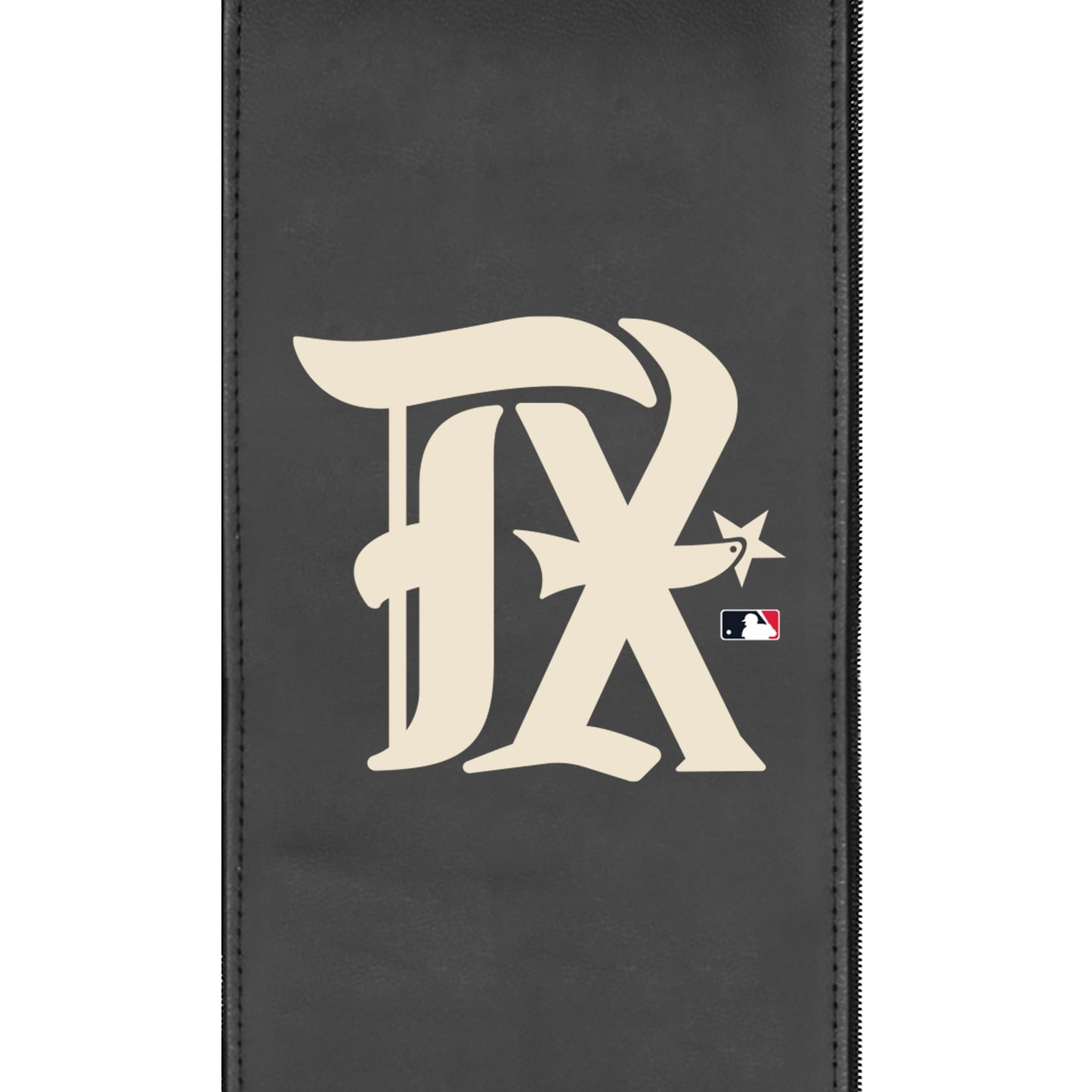 Silver Sofa with Texas Rangers City Connect Primary Logo