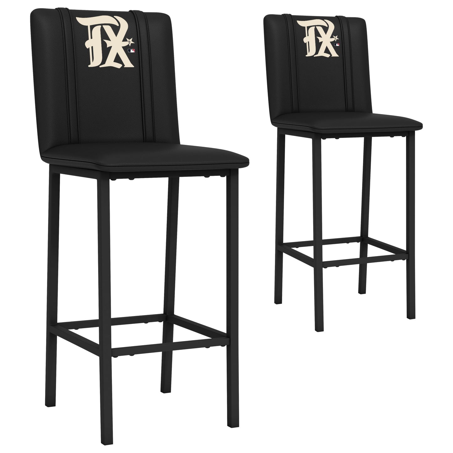 Bar Stool 500 with Texas Rangers City Connect Primary Logo Set of 2