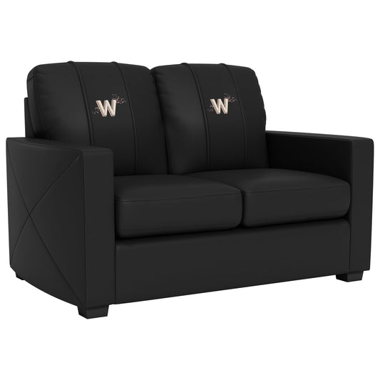 Silver Loveseat with Washington Nationals City Connect Secondary Logo