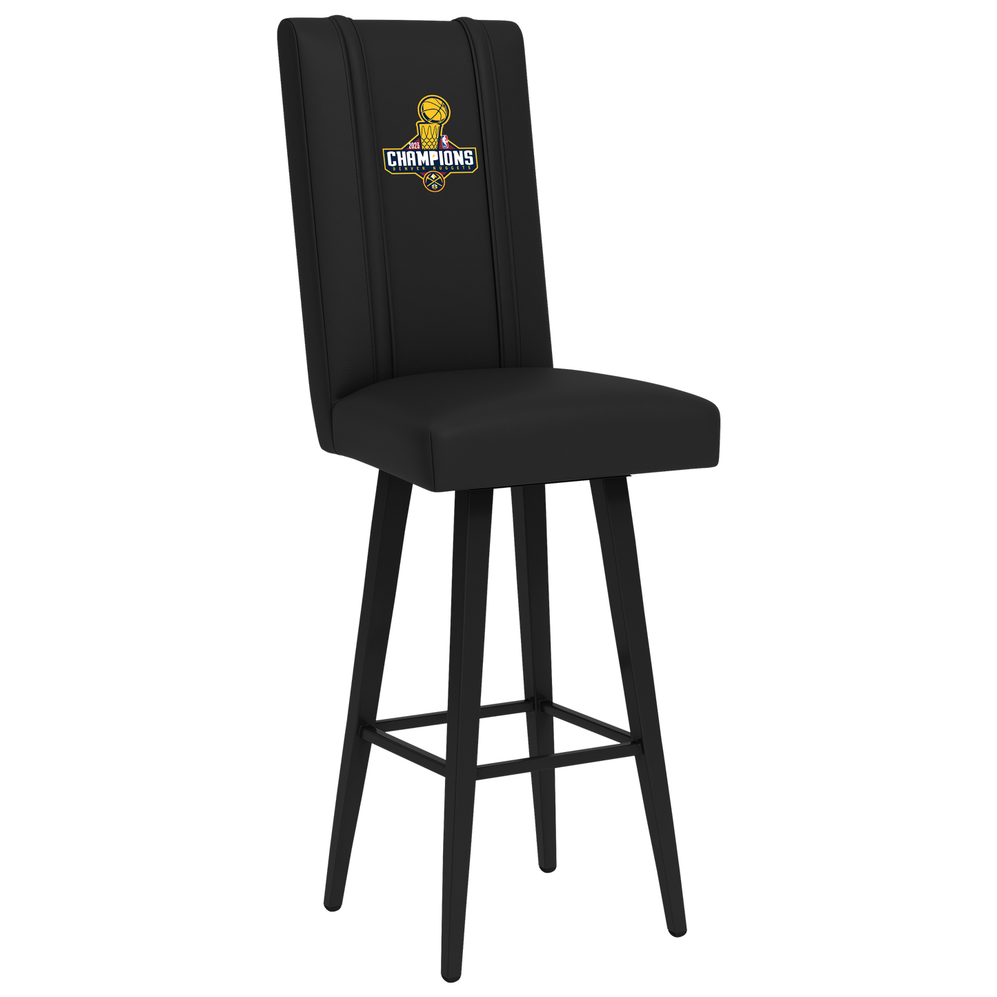 Swivel Bar Stool 2000 with Denver Nuggets 2023 Championship Logo