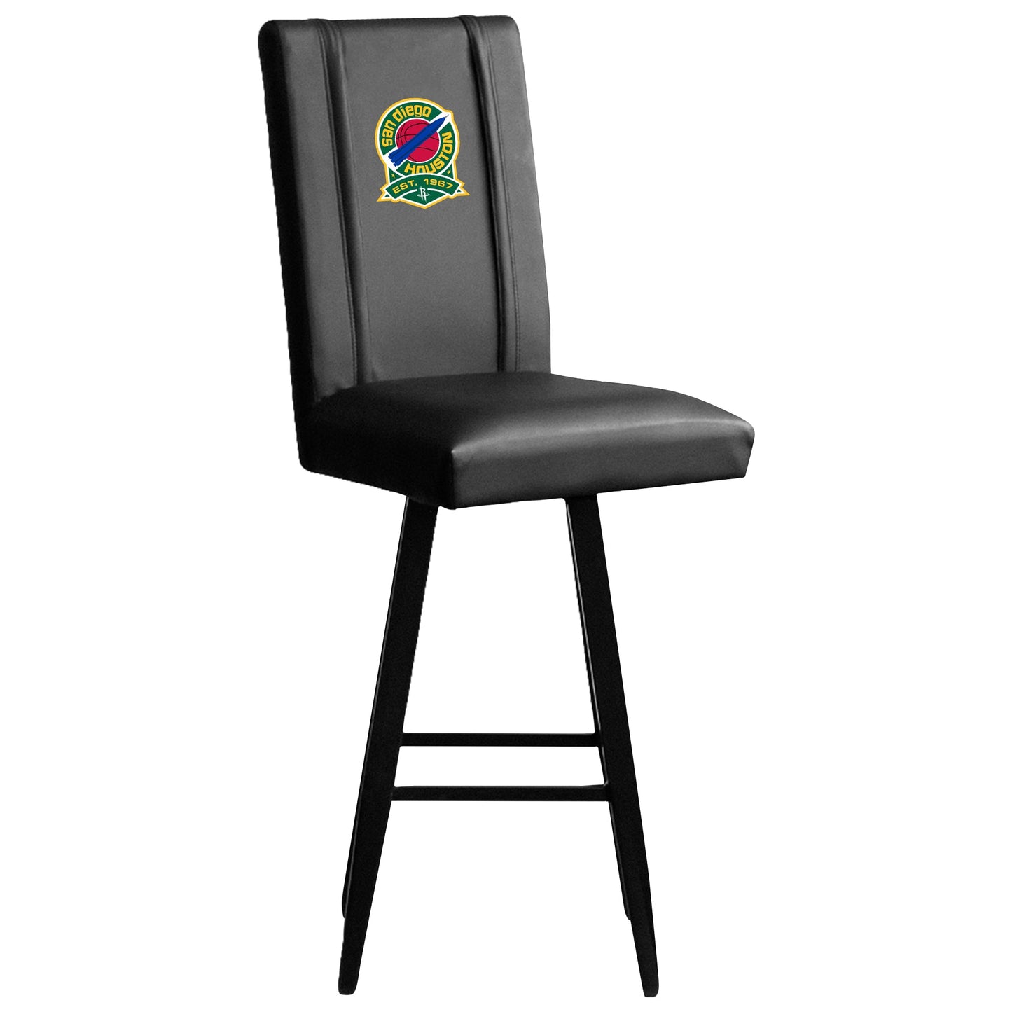 Swivel Bar Stool 2000 with Houston Rockets Team Commemorative Logo