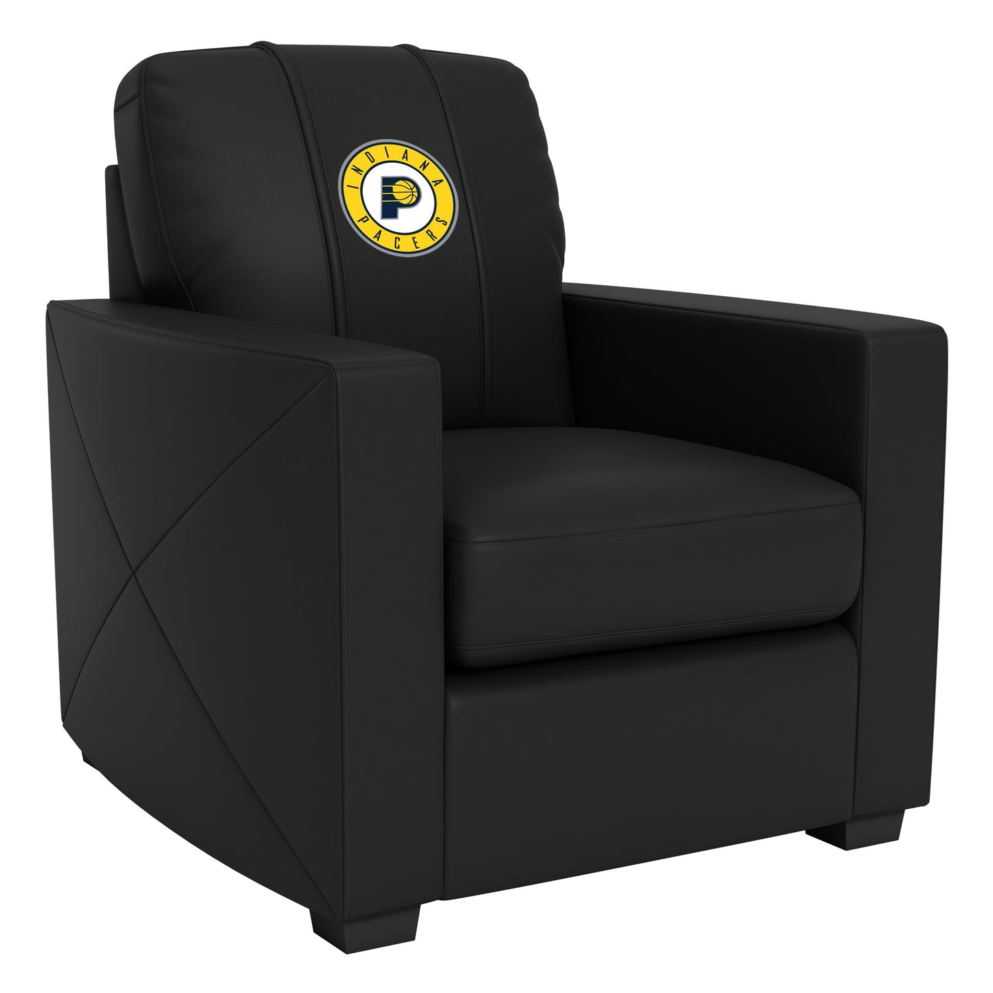 Silver Club Chair with Indiana Pacers Global Logo
