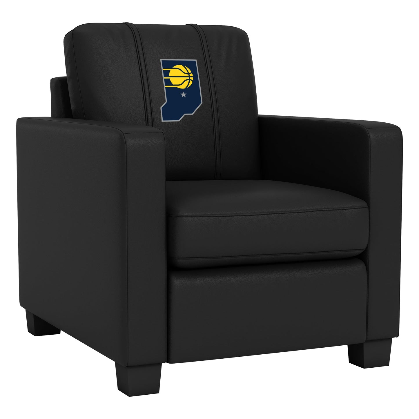Dyno Stationary Club Chair with Indiana Pacers Secondary Logo