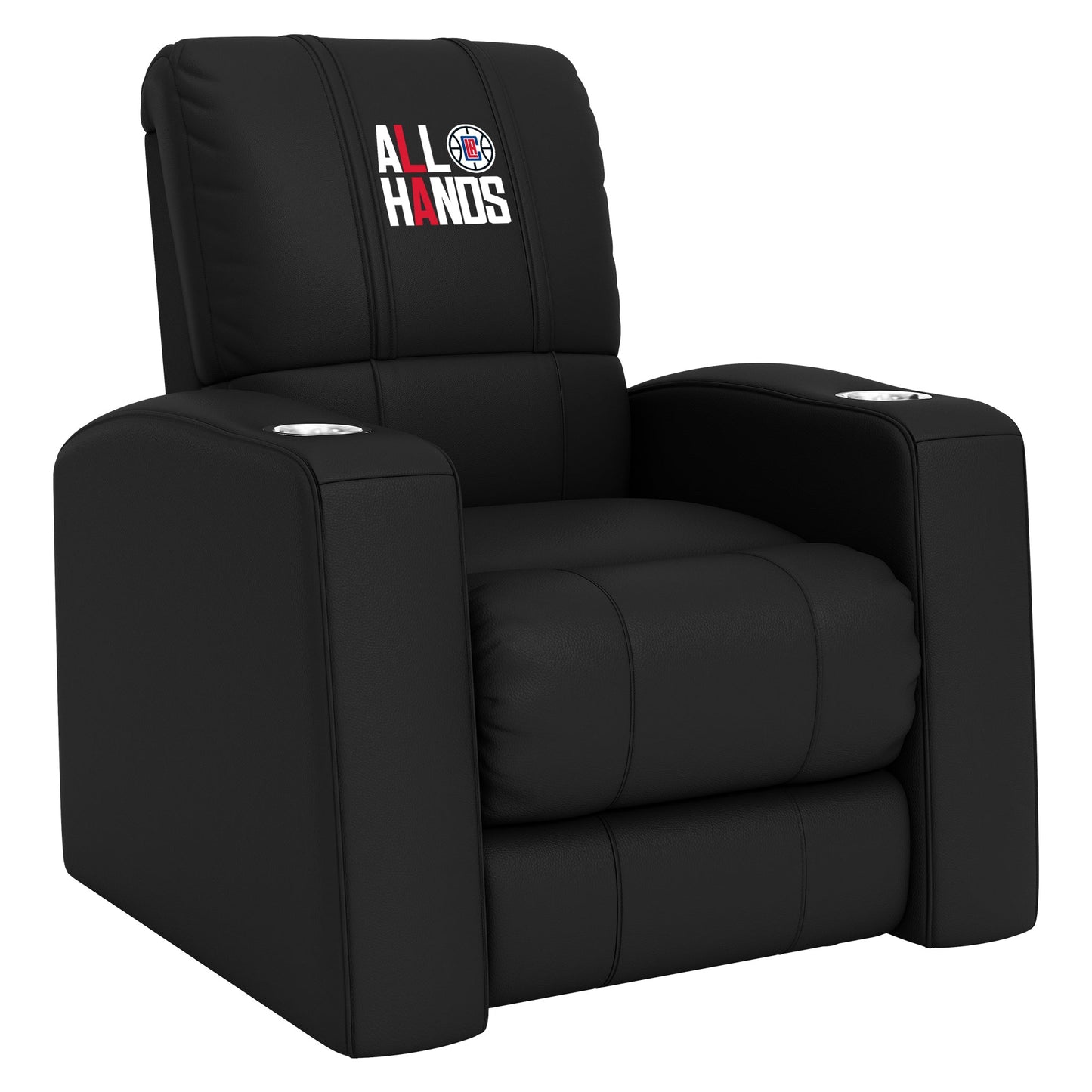 Relax Home Theater Recliner with Los Angeles Clippers Primary All Hands Playoffs