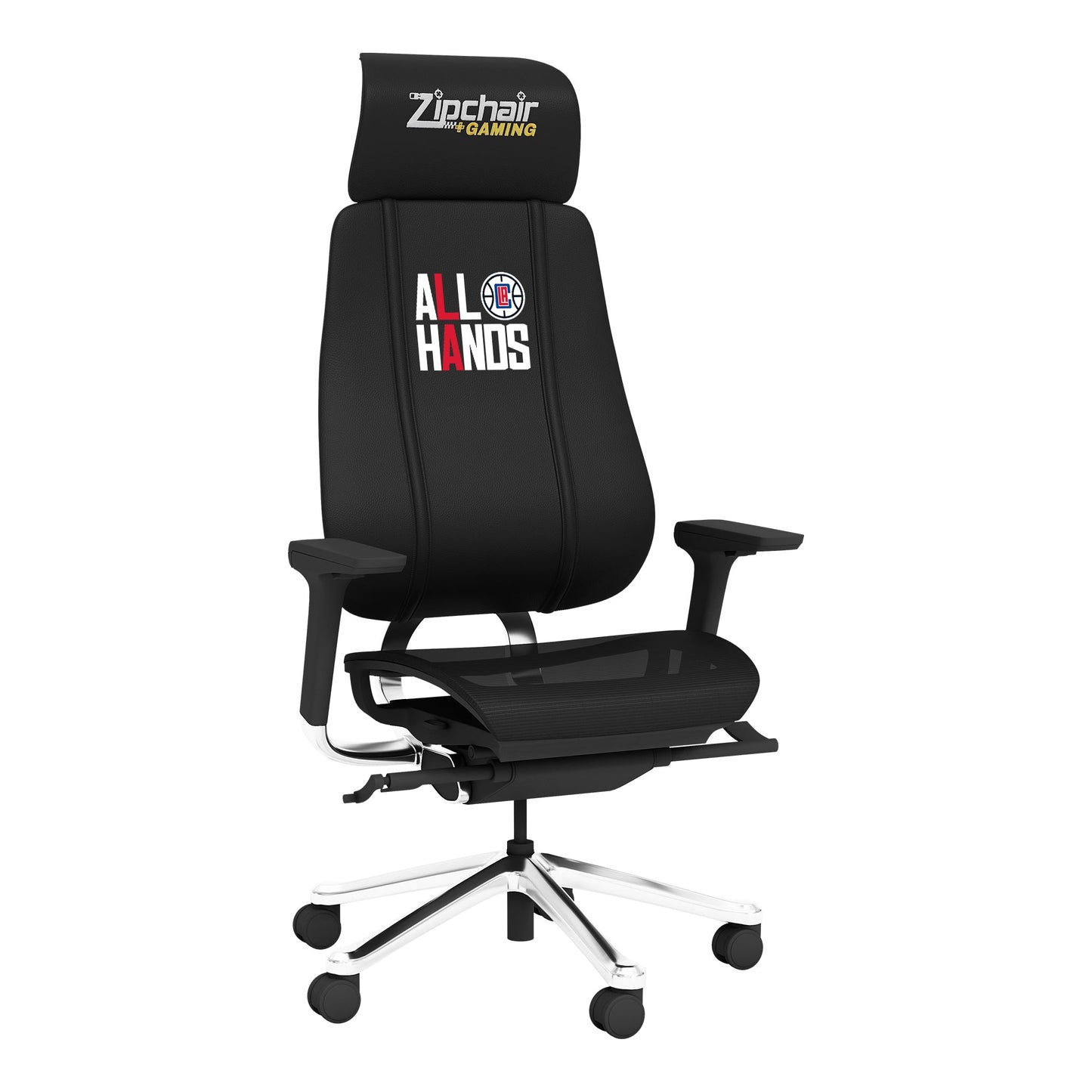 PhantomX Mesh Gaming Chair with Los Angeles Clippers Primary All Hands Playoffs